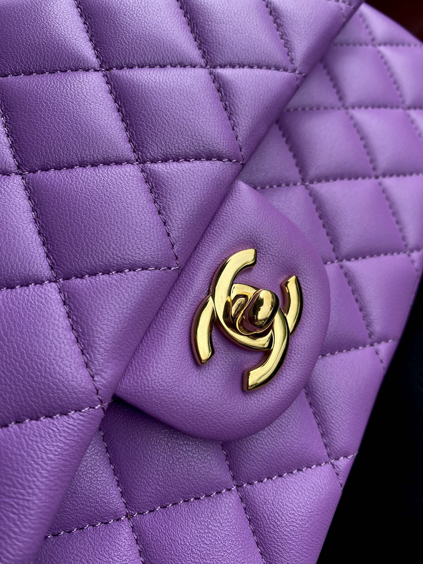 Ch*el classic flap bag 15.5x25.5x6.5cm