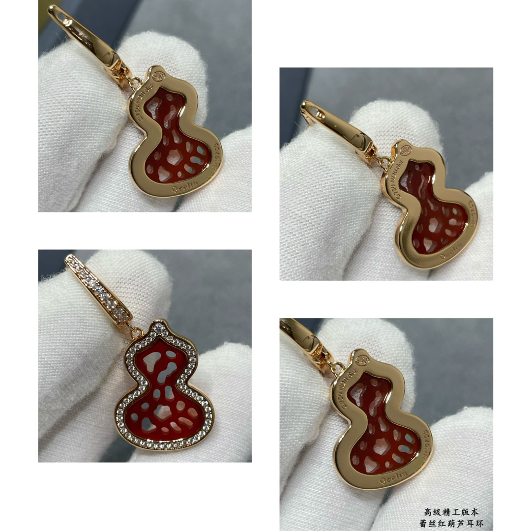 Qeelin Lace Gourd Earrings