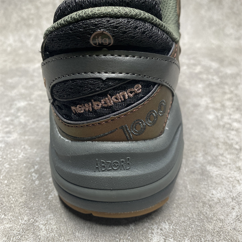 UA New Balance 1000  Joe Freshgoods When Things Were Pure Black Ice