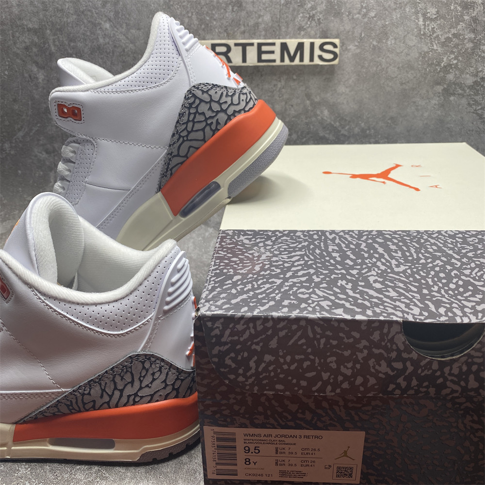 UA Jordan 3 Retro Georgia Peach