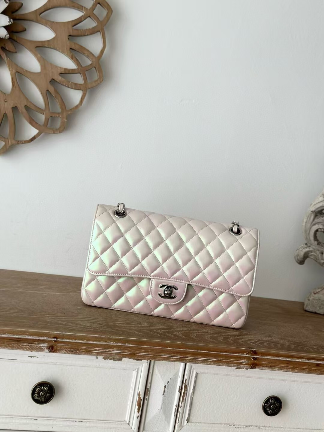 Ch*el classic flap handbag cf 25.5x 15x6cm