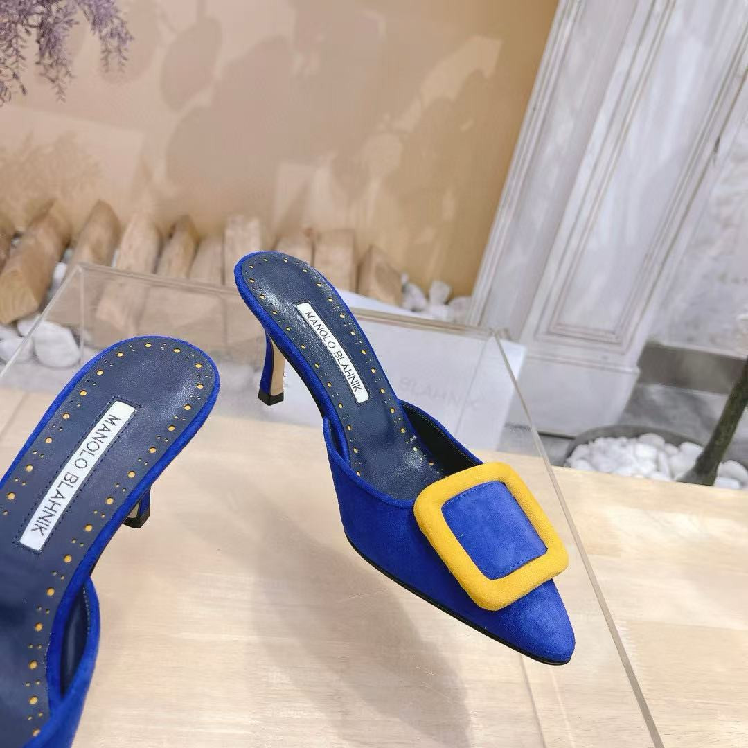 ua man010 B1ahn*k mules 7.5cm