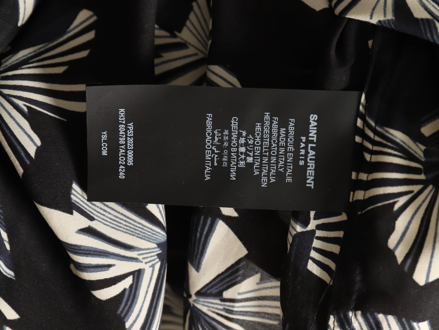 Saint Lauren Paris 25SS Short-sleeved Shirts