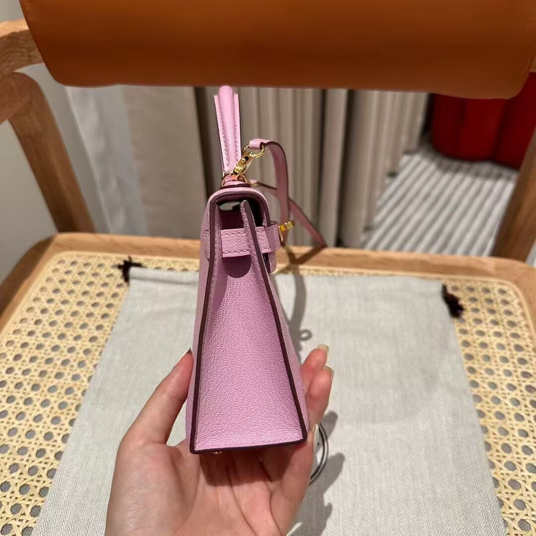 H**me5 mini kelly chèvre 19 19×6×12cm (20 days for customization)