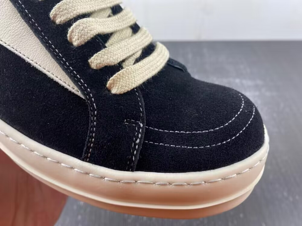 UA Rick Owens Strobe Vintage Low Black Suede