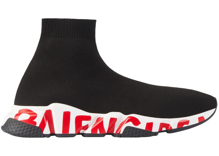 Balenciga Graffiti Speed Red Sole