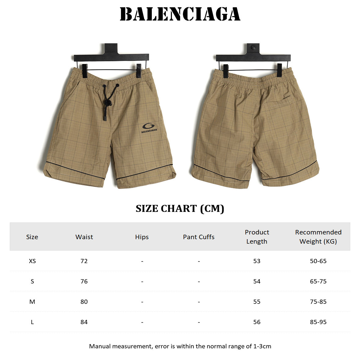 Ba*len*cia*ga shorts