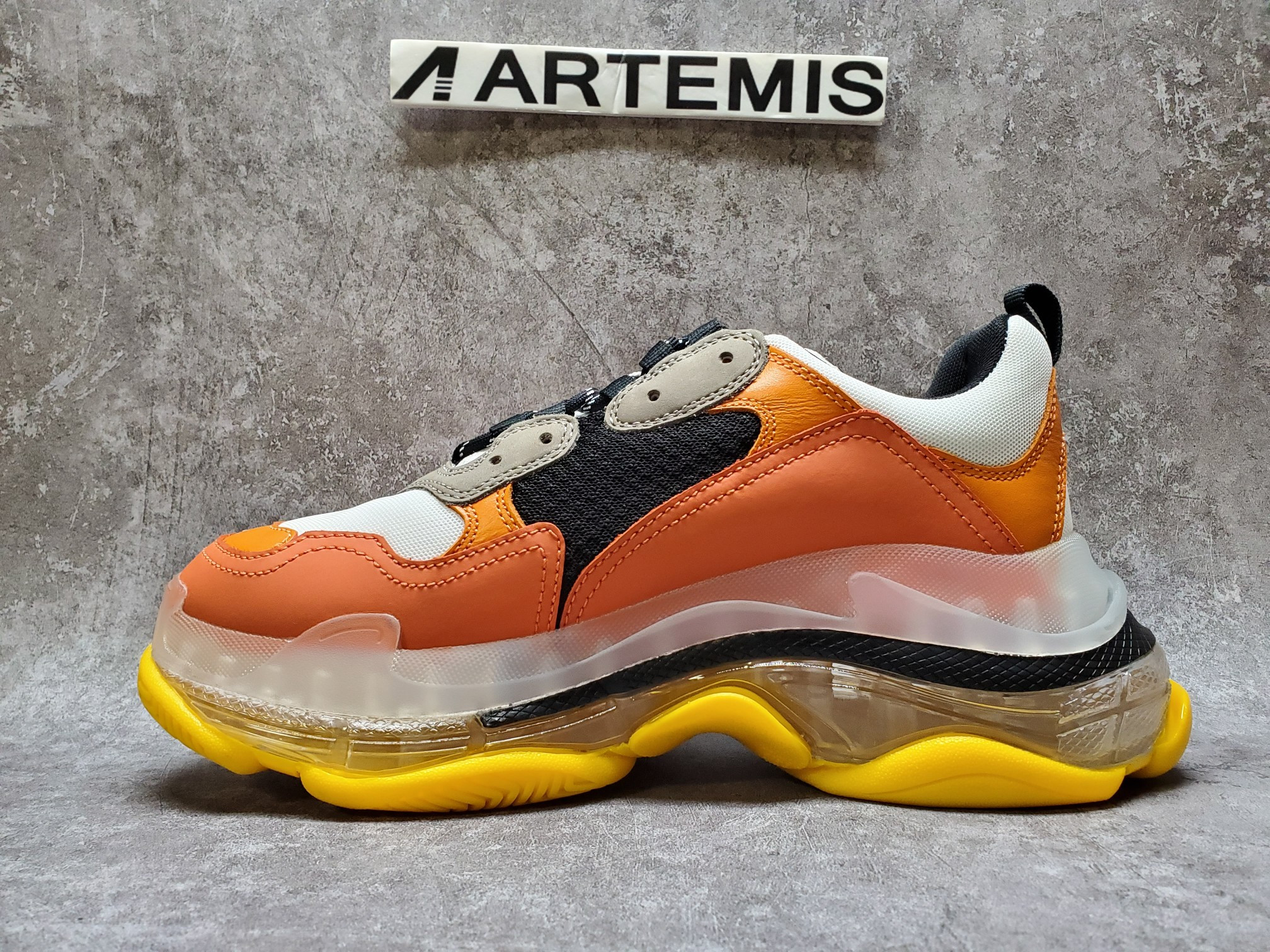 Balenciga Triple S Black Orange