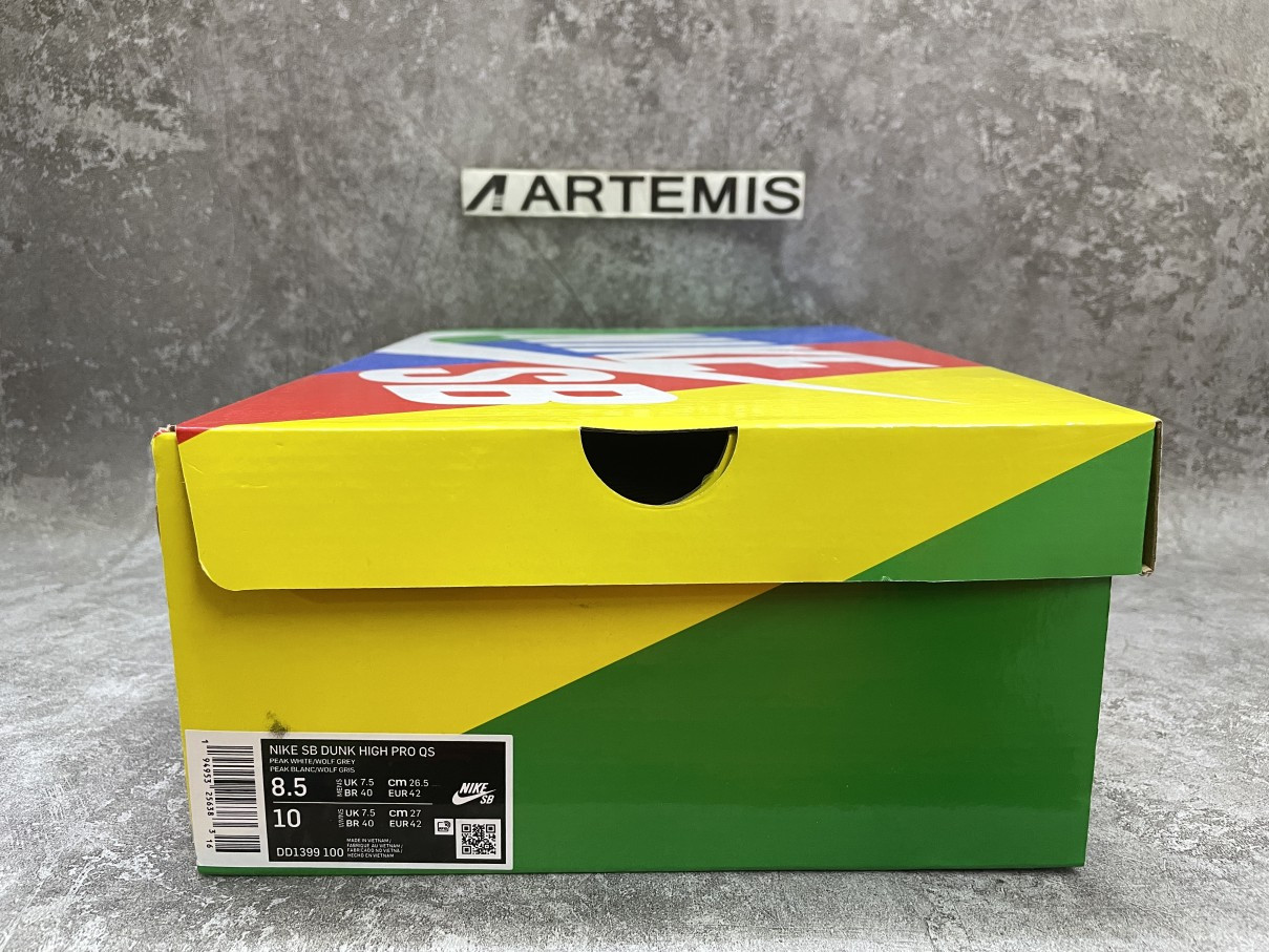 Nike Dunk High Retro White Vast Grey