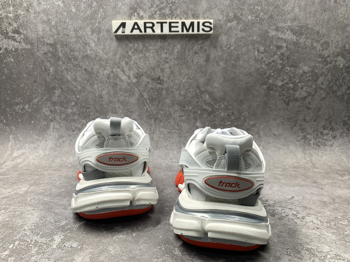 Balenciga Track Sneaker White Red