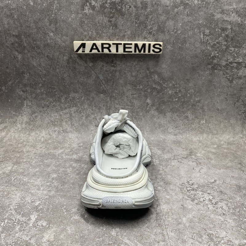 Ba*len*cia*ga 3xl mule sneakers in silver