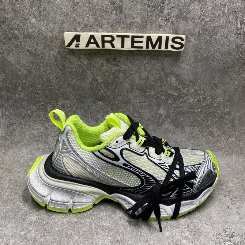 Balenciga 3xl Sneakers In Silver Green