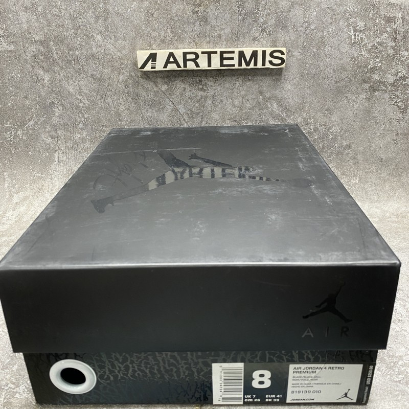 Air Jordan 4 Retro Pony Hair Black