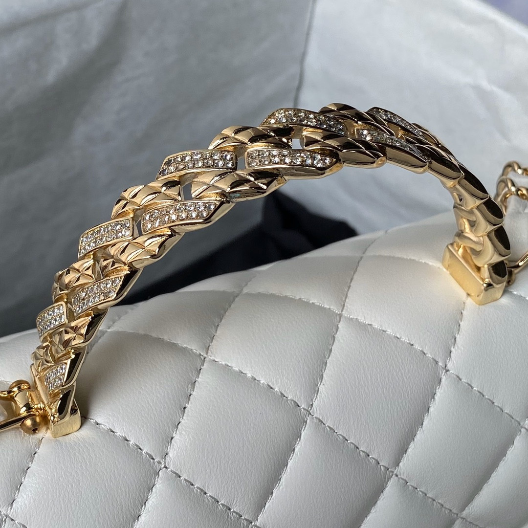 Ch*el 24a mini classic handbag 12 × 20 × 6 cm