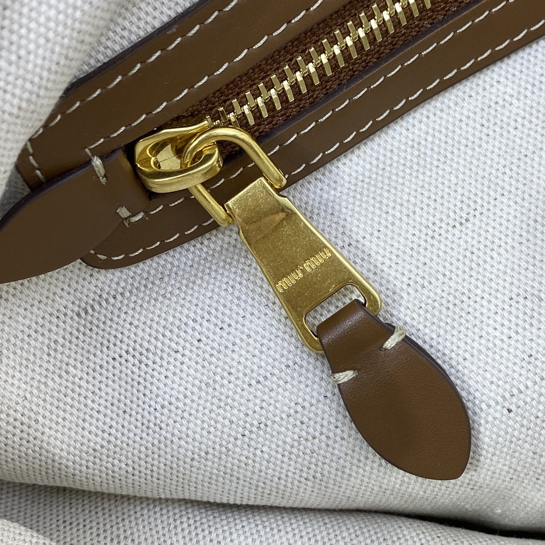 Miu Miu IVY canvas bag 40x35cm