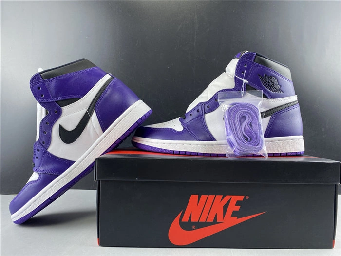 Jordan1 Retro Court Purple White 555088- SunProtective 3740
