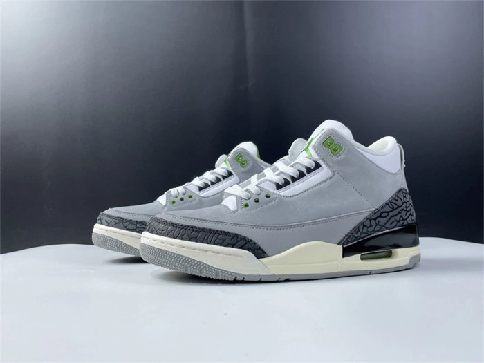 Breathable Jordan3 Chlorophyll 136064- 3850