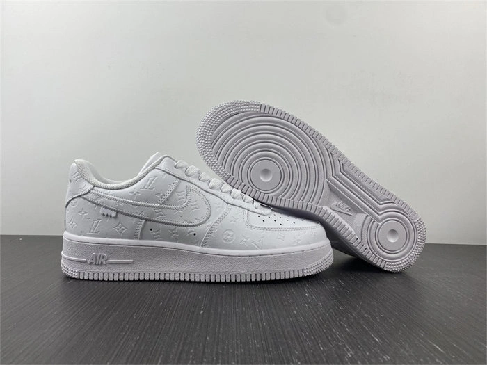 OdorResistant LV Nike Air Force 1 Low By Virgil Abloh White 5150