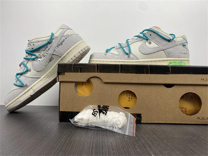 Nike Dunk Low Off-White Lot 9 DM1602- WaterResistant 5073