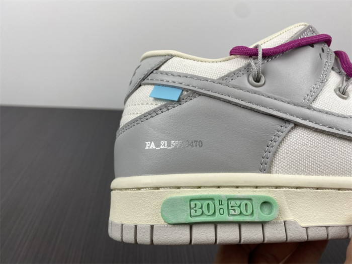 Off-White x Dunk Low ‘Lot 30 of 50’ DM1602-122