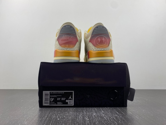 Jordan 3 Retro SP J Balvin Medellín Sunset Shoes FN0344-901