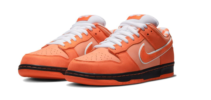 CONCEPTS X NIKE SB DUNK LOW ‘ORANGE LOBSTER’ FD8776-800