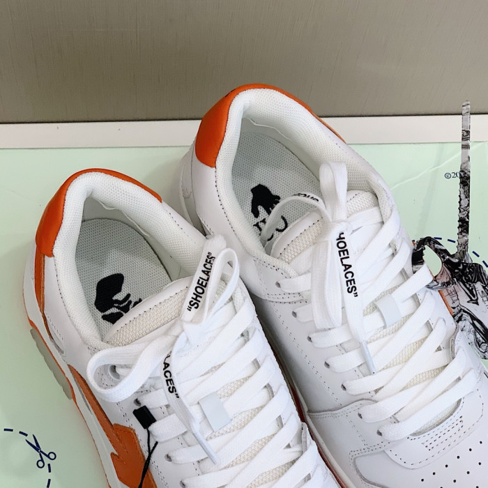 OFF WHITE™ C/O VIRGIL ABLOH OUT OF OFFICE LOW-TOP LEATHER SNEAKERS "OOO"