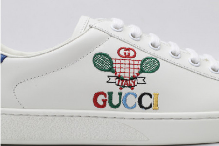 G*u*i ace embroidered low-top sneaker 603696 ay070 9096