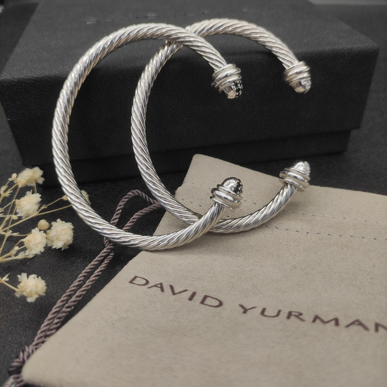 David Yurman 5mm Wrap Bracelet(wrist circumference 15-20cm)