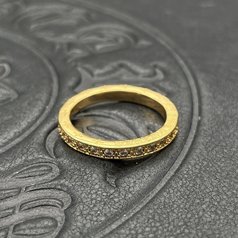 Ch*0me He**ts 3mm Cross Ring