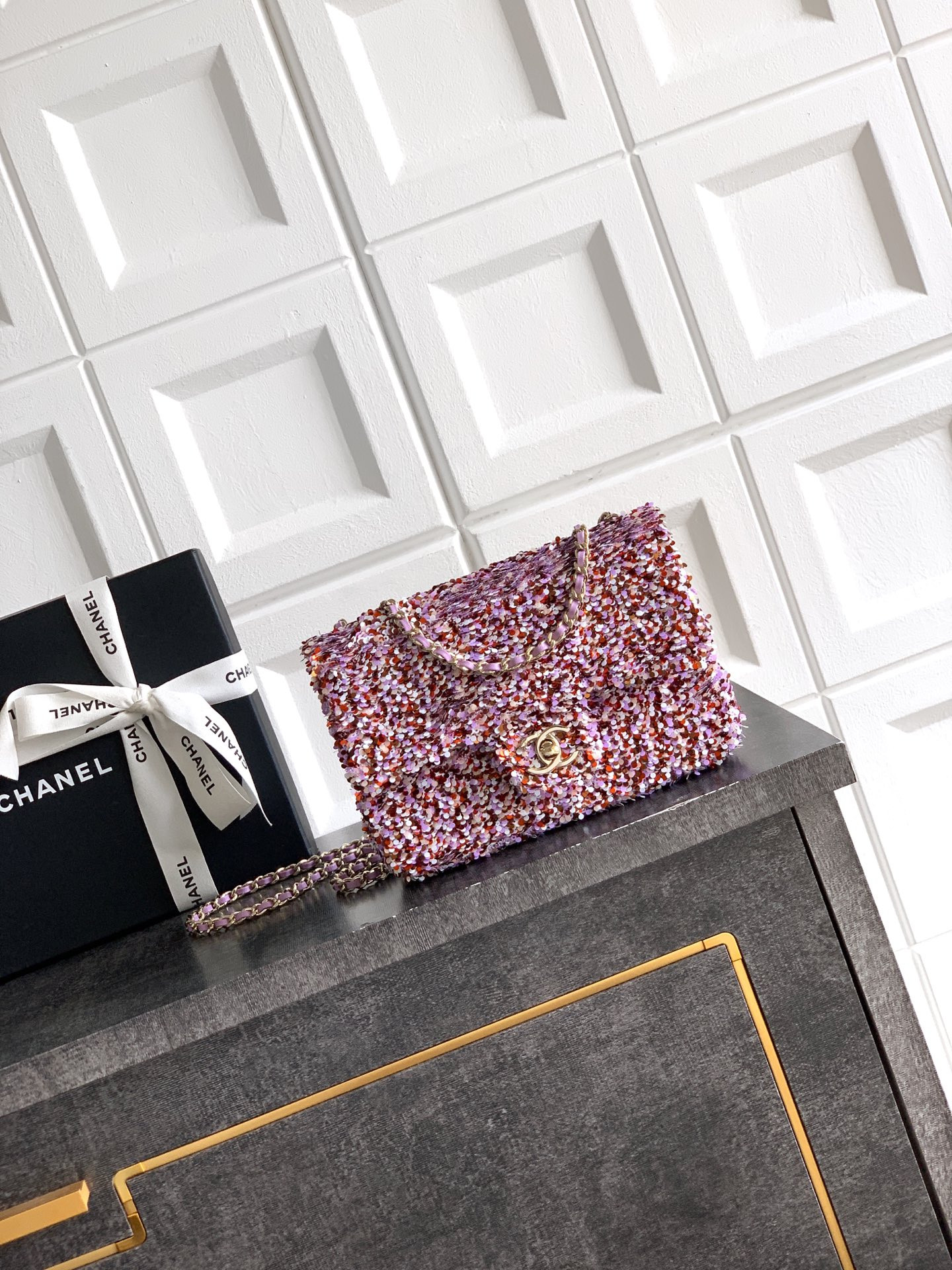 Ch**el flap bag 20x12x6cm