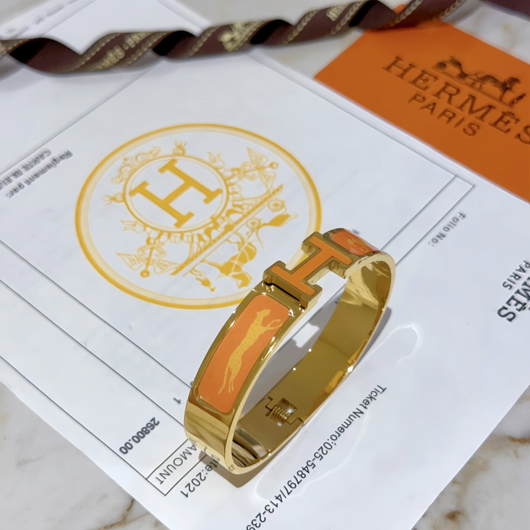Hermes enamel Bracelet