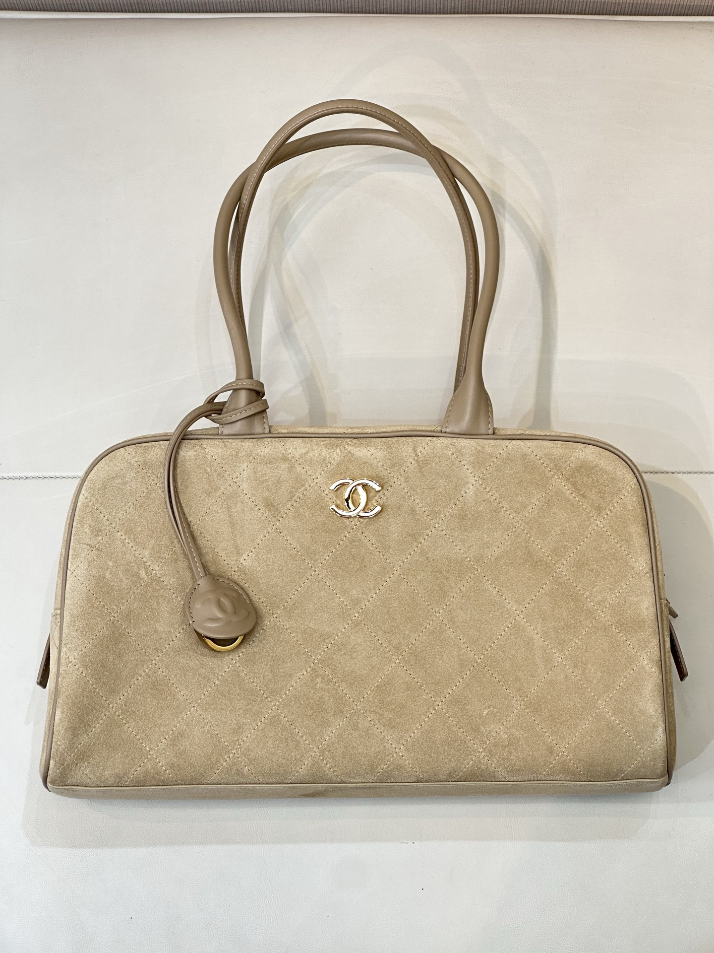 Ch**el bowling bag 19x35x12.5cm