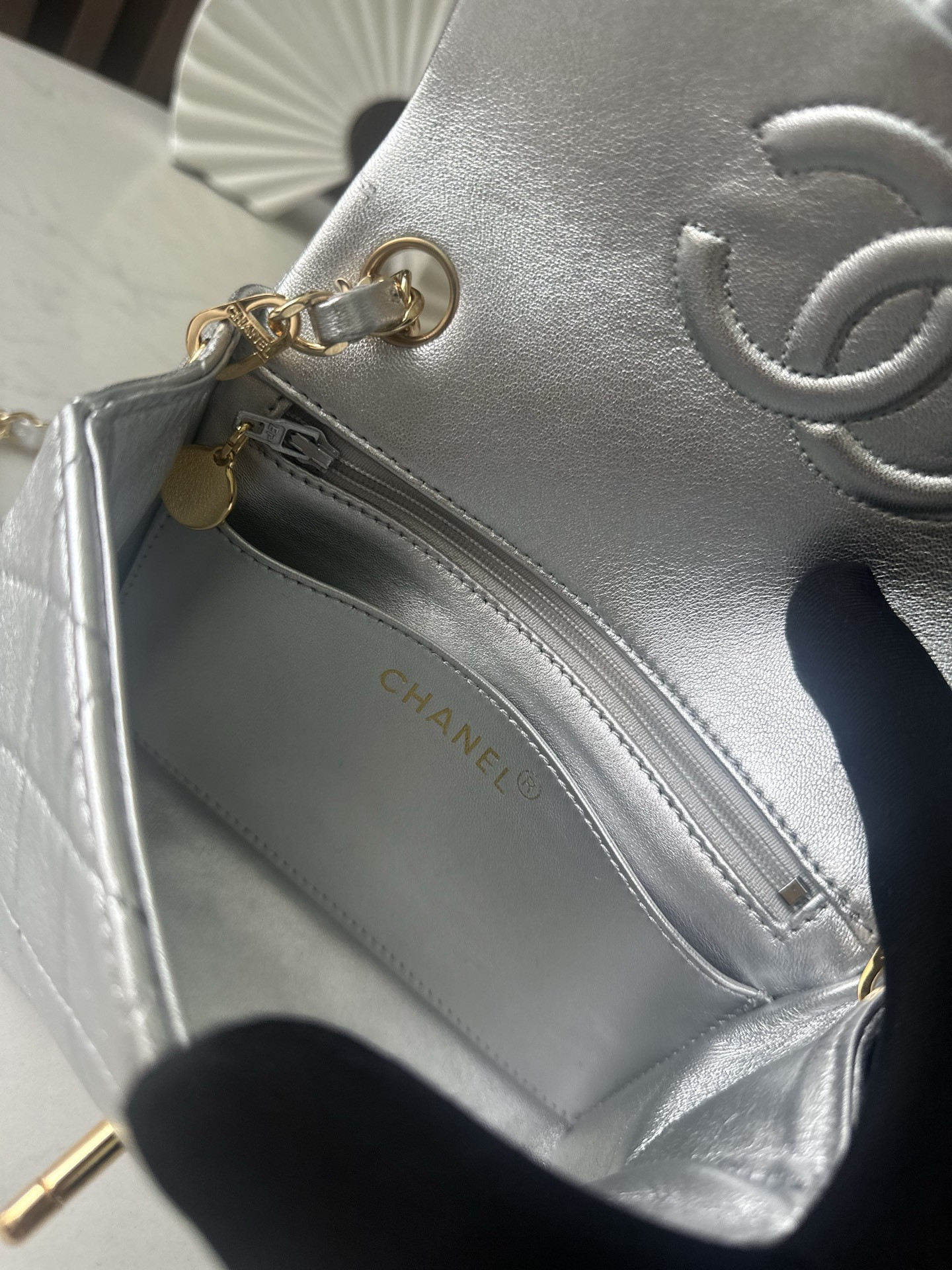 Ch**el mini flap bag 17.5cm