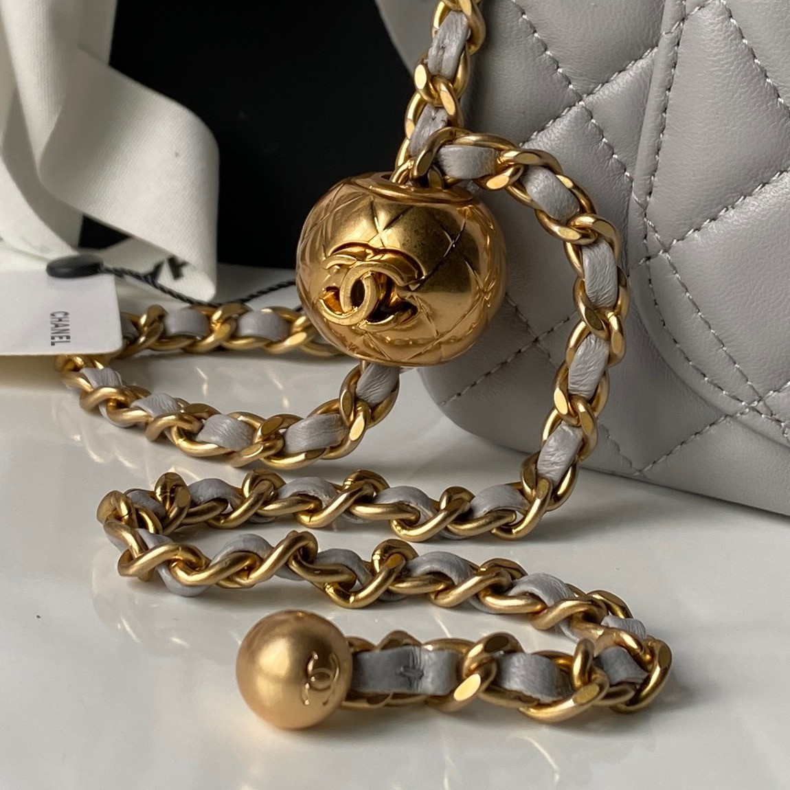 Ch**el MINI FLAP BAG 12×20×6 cm