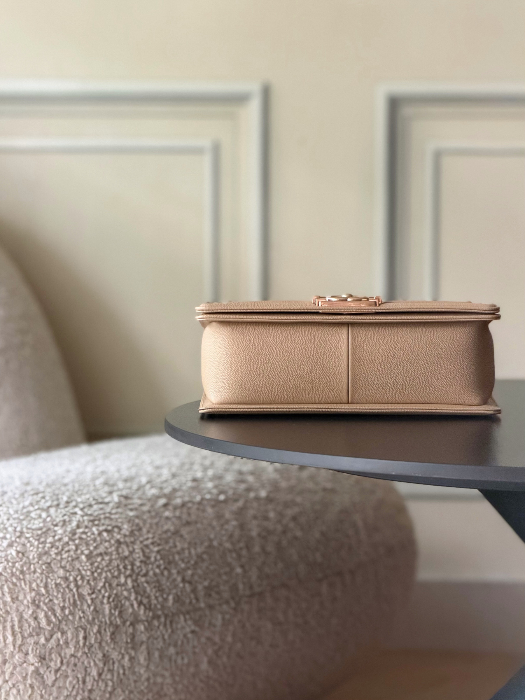 Ch**el Boy Handbag 15x25x9cm