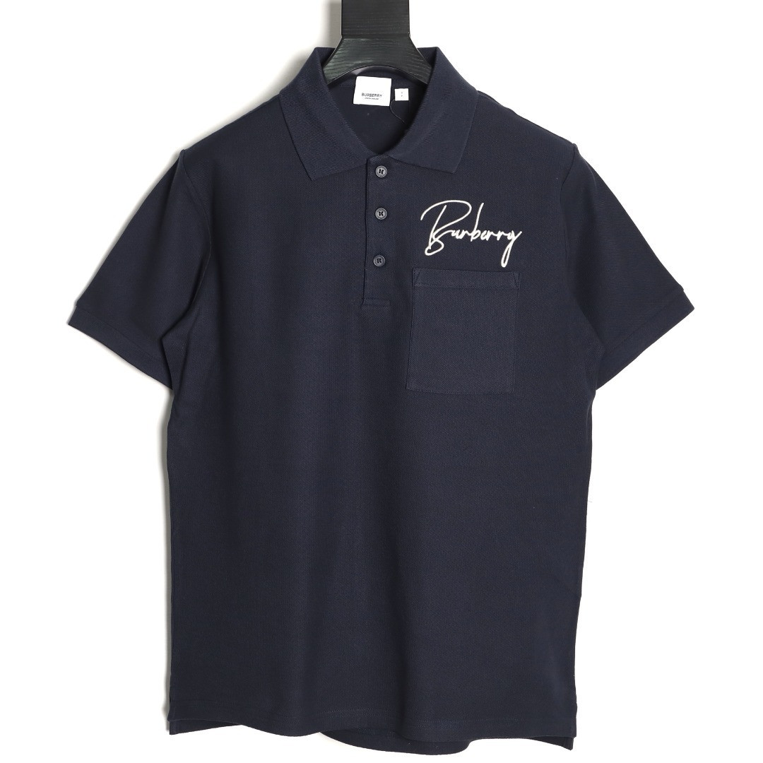 Bv*b*rry short-sleeved polo shirt