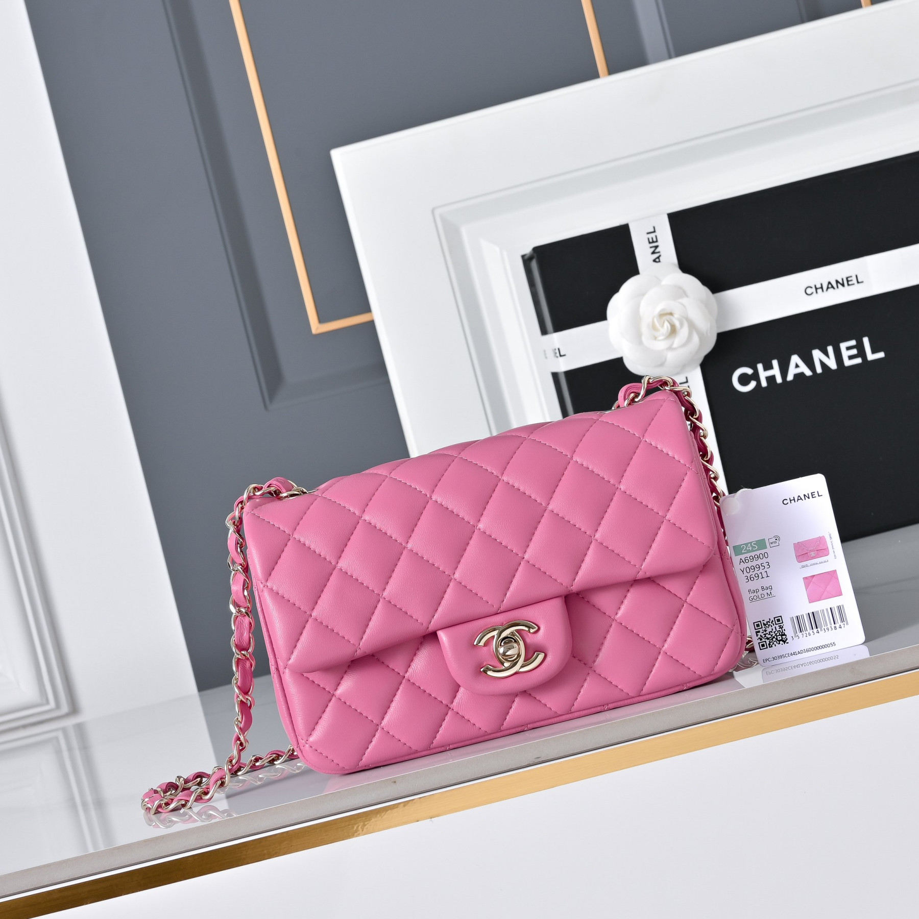 Ch**el mini flap bag 20x12x6.5cm