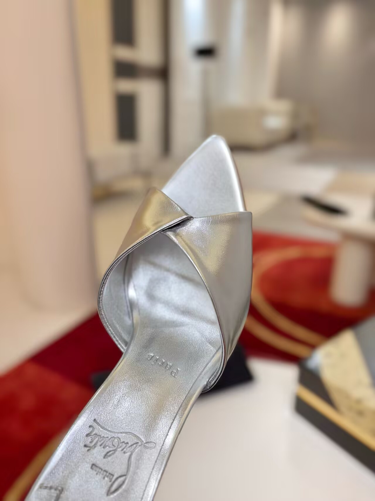 UA Chr1st1an Louboutin Me Dolly Mules 8.5cm Heel