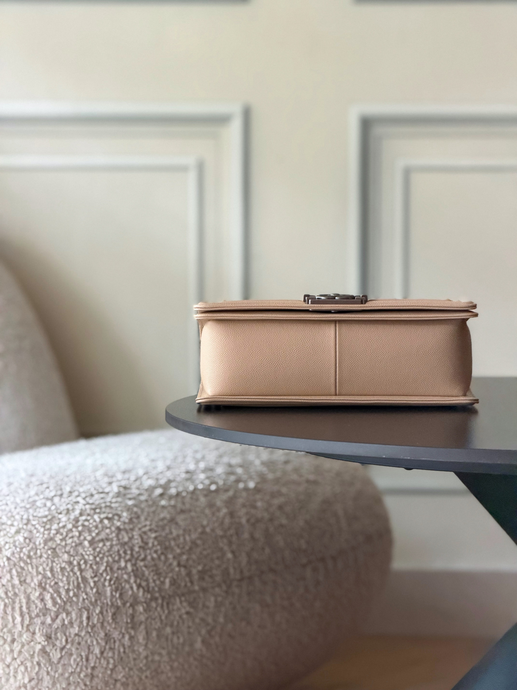 Ch**el Boy Handbag 15x25x9cm