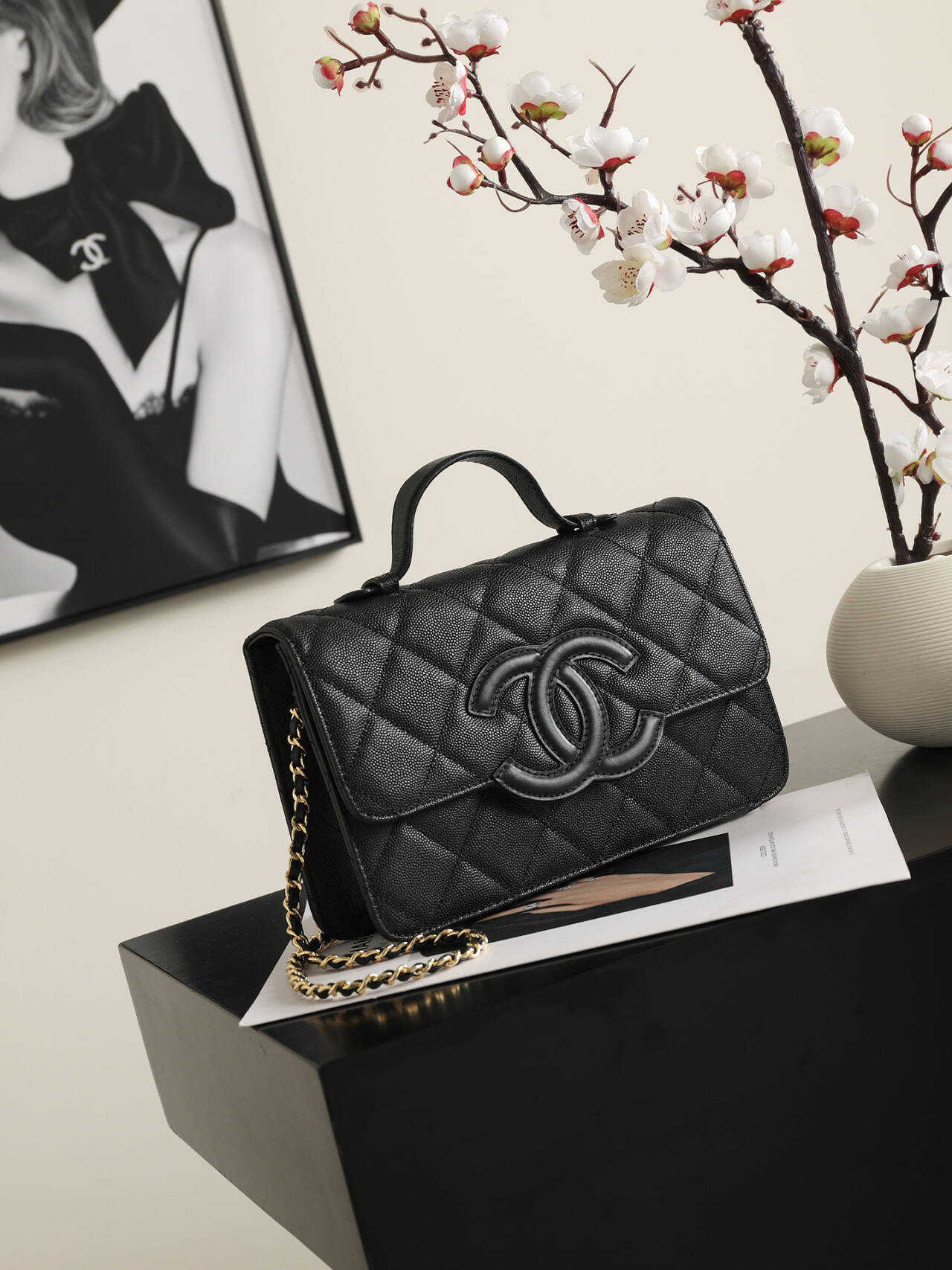 Ch**el Flap Bag AS6554 16x24x5cm