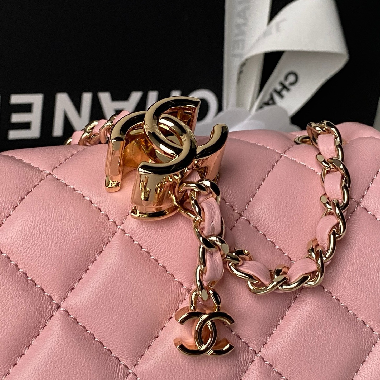 Ch**el classic flap handbag cf as5759 20x13x7cm