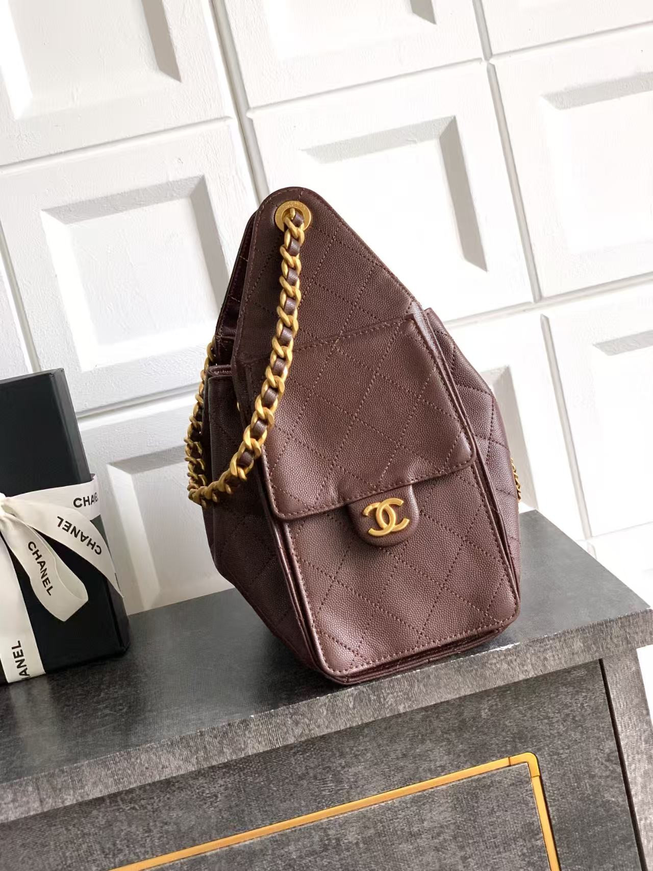 Ch**el 25C Bucket Bag 26x30x14cm