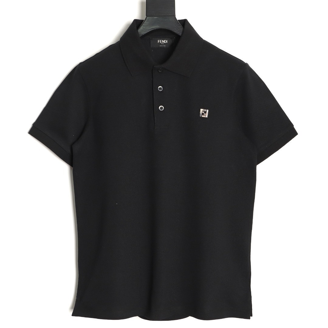 F**di 26ss short-sleeved polo shirt
