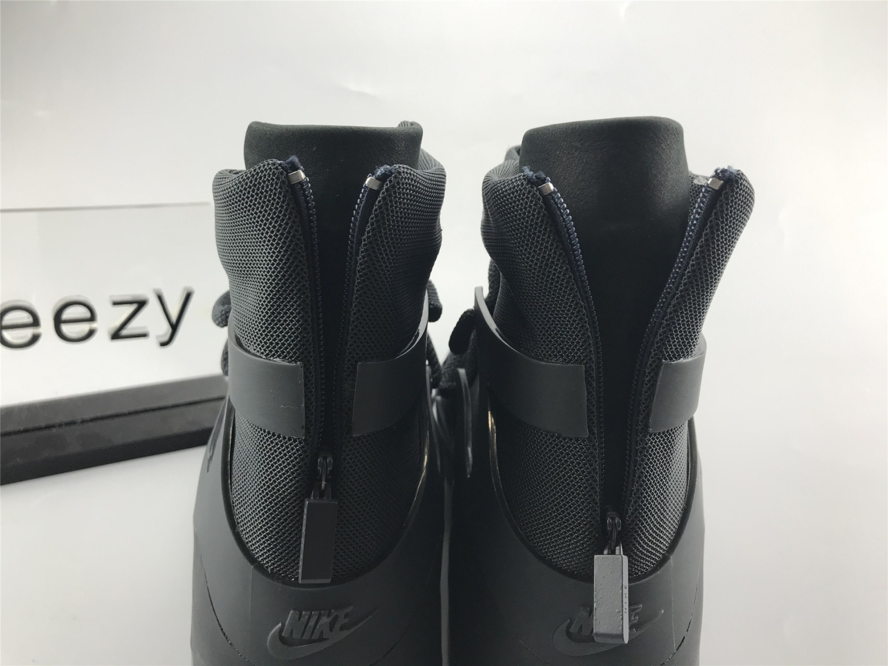 UA NIKE AIR FEAR OF GOD 1 TRIPLE BLACK
