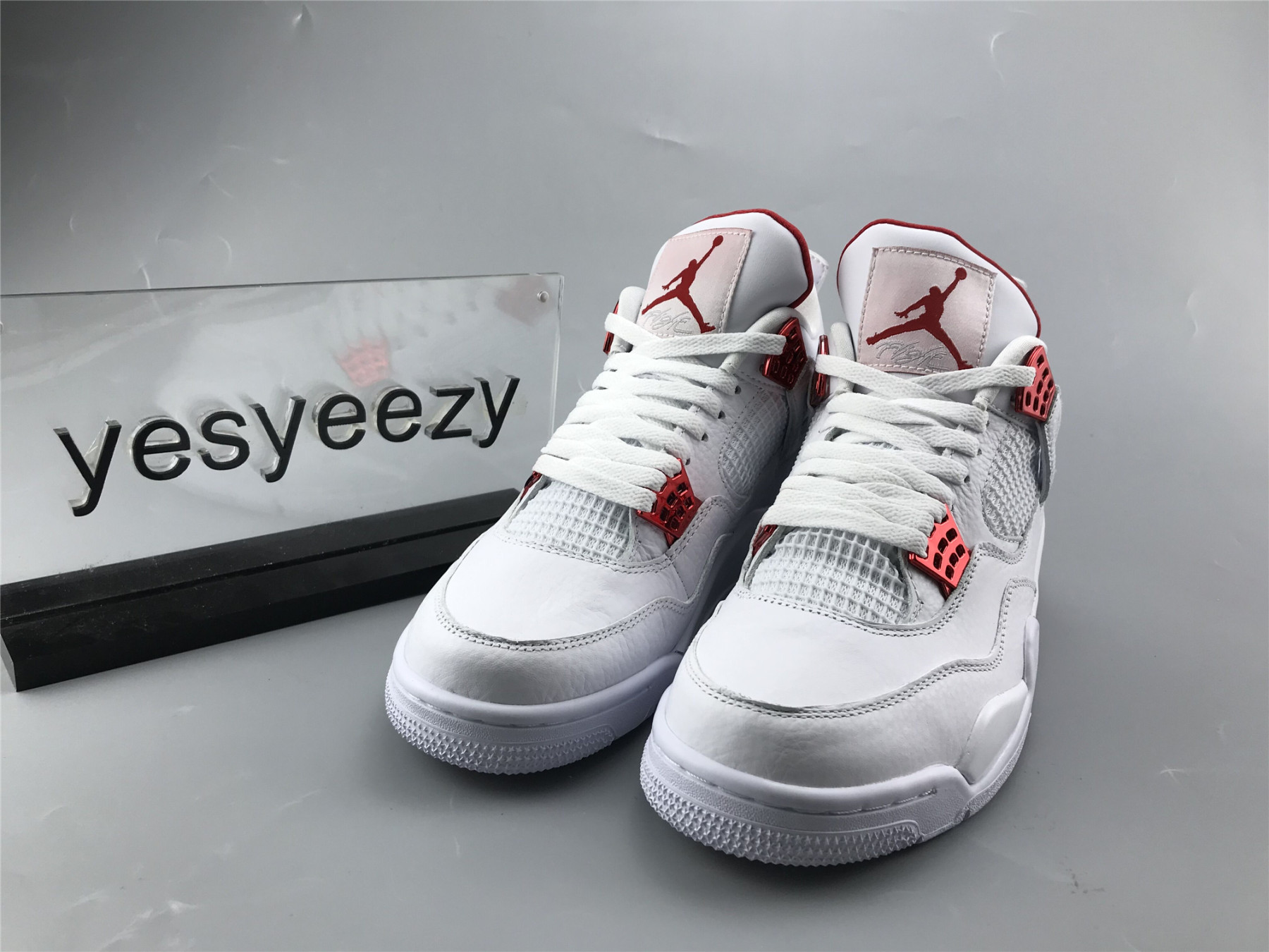 UA AIR JORDAN 4 RETRO METALLIC RED