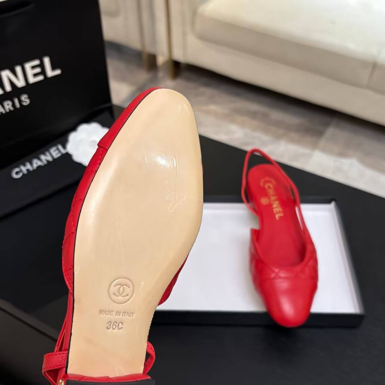 UA Ch**el SLINGBACKS FLAT