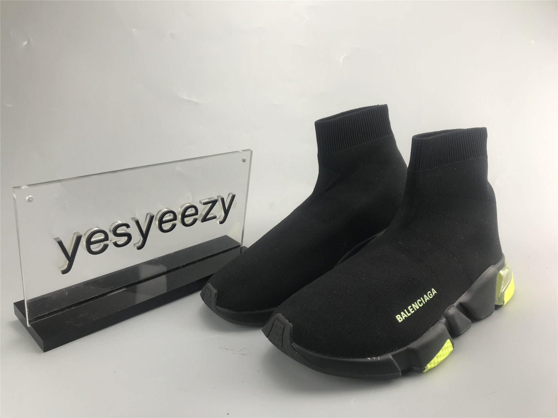 UA SPEED TRAINERS CLEARSOLE YELLOW FLUO