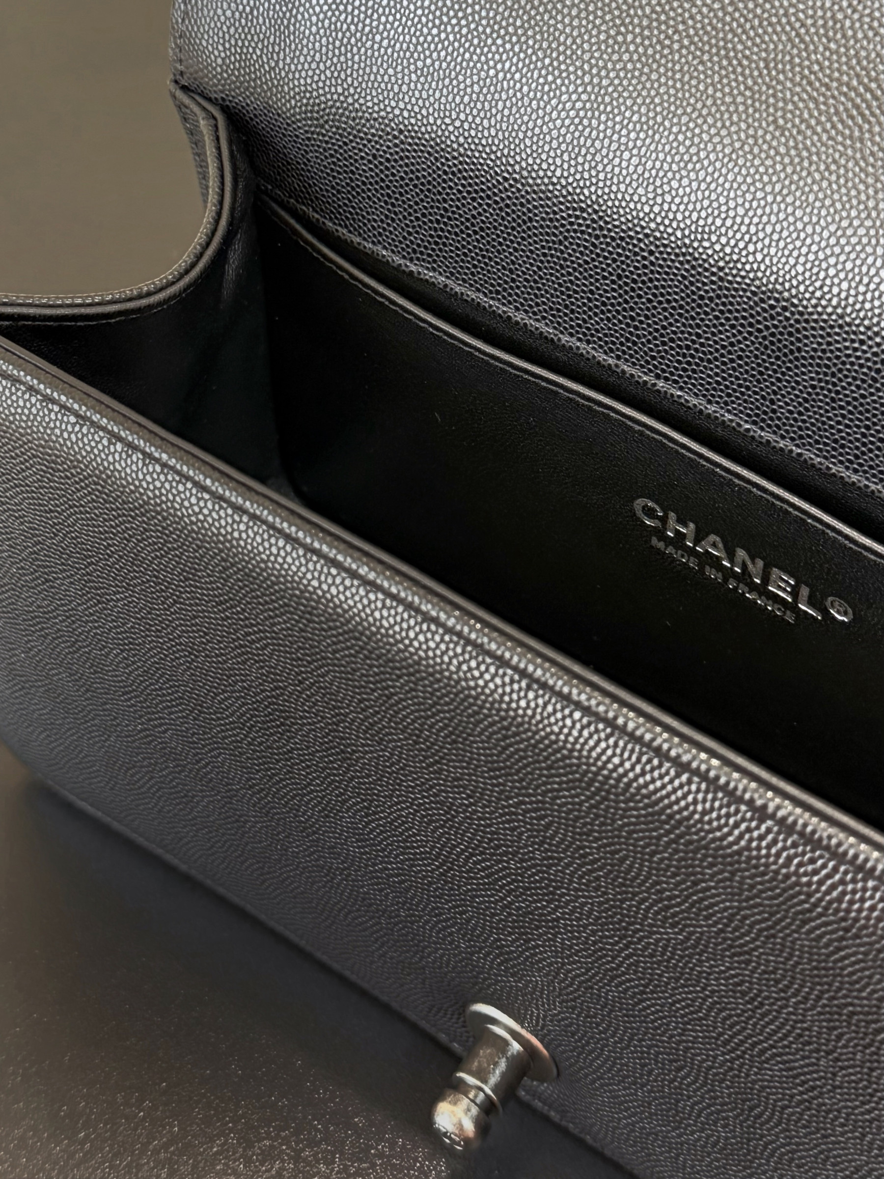 Ch**el Boy Handbag 15x25x9cm