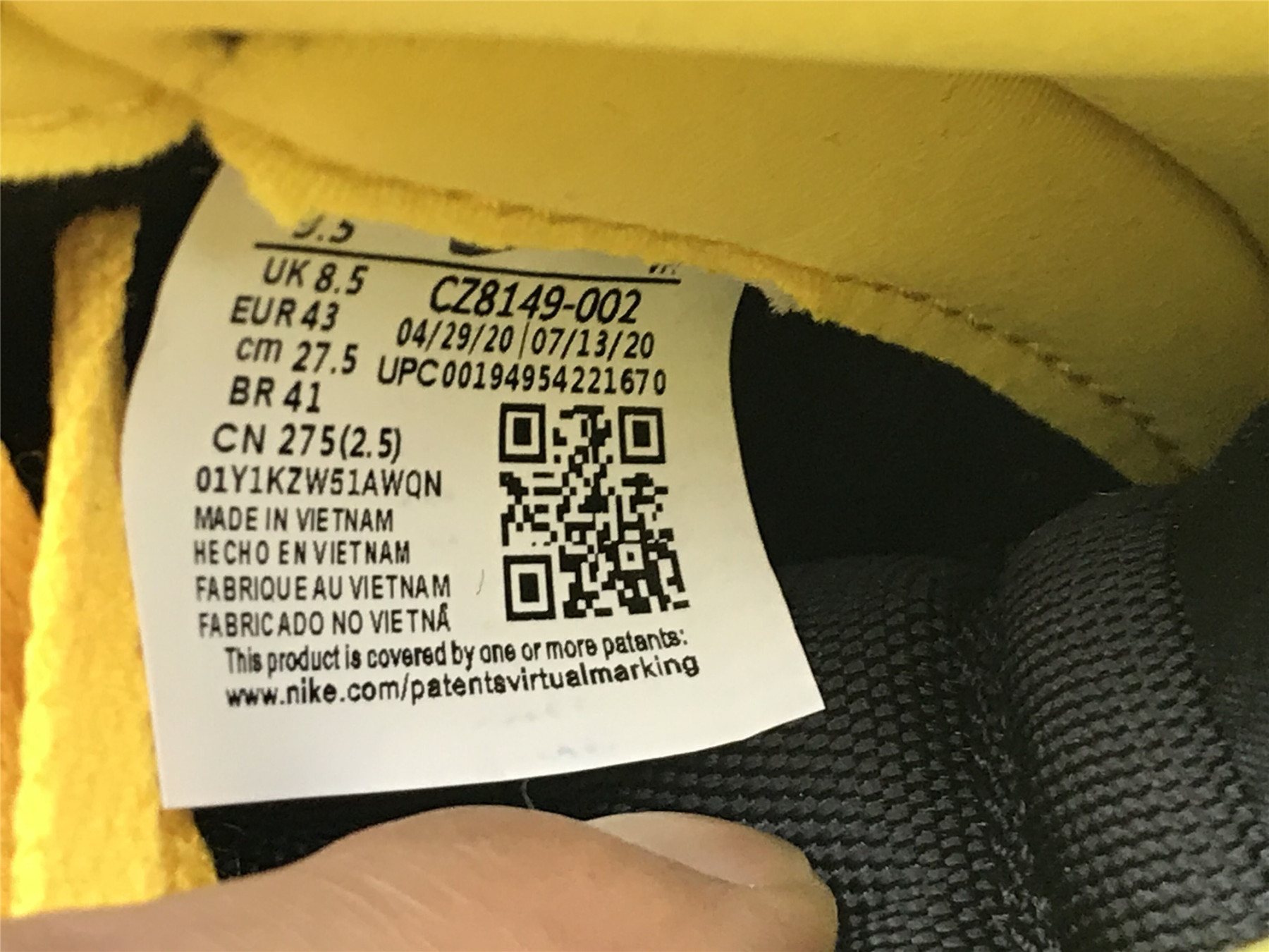 UA NIKE DUNK HIGH SP 